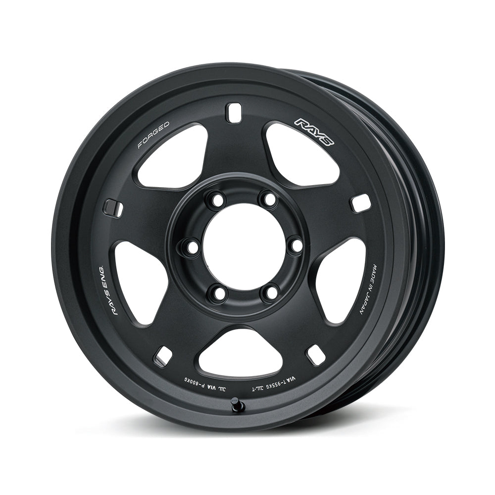 RAYS 05X 17×8.5-10 OFFSET 6×139 BLAST BLACK