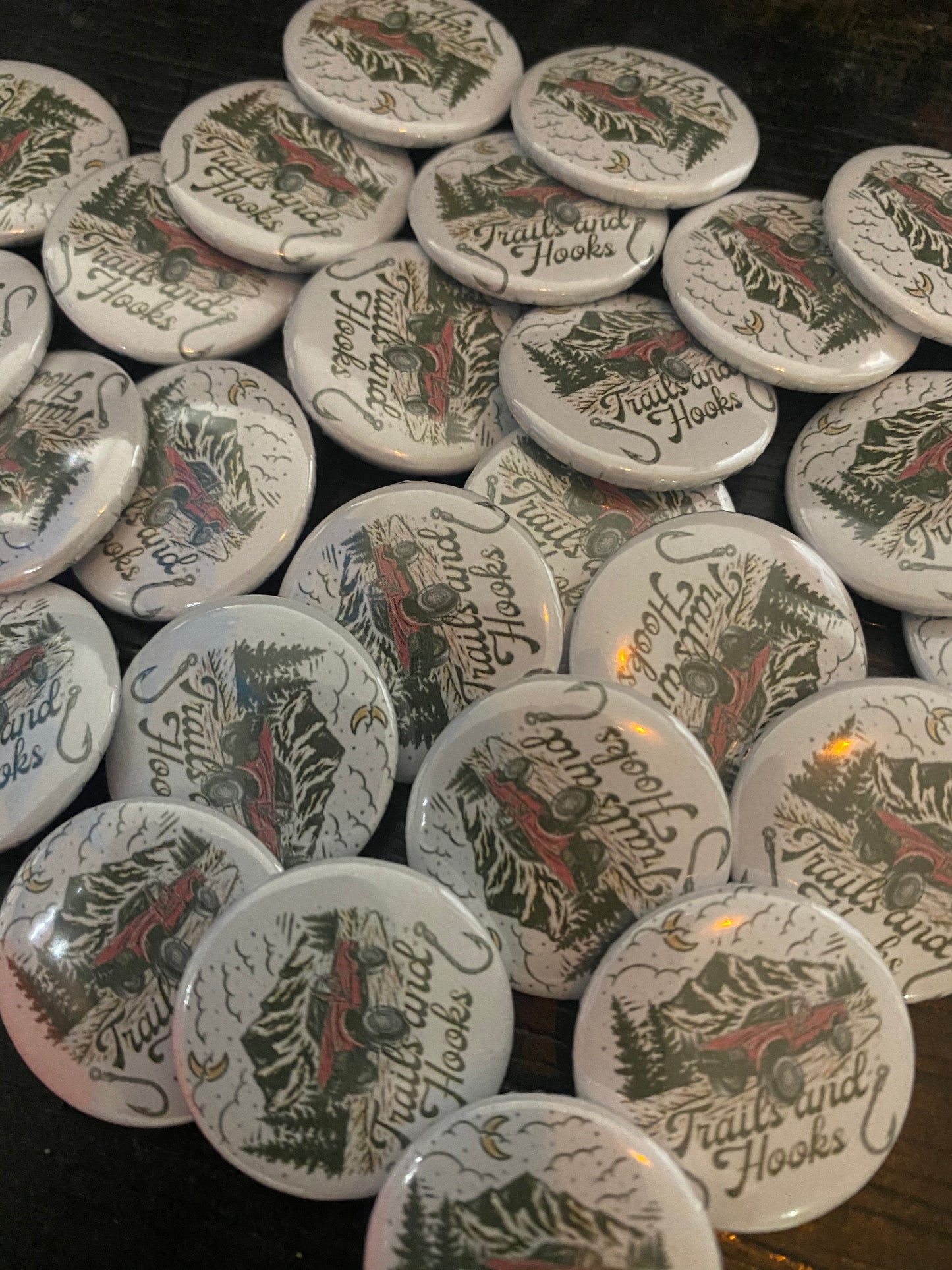 Trails and Hooks pins ( limited )