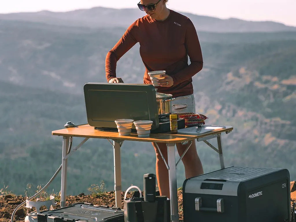 GO COMPACT CAMP TABLE / BAMBOO by Dometic