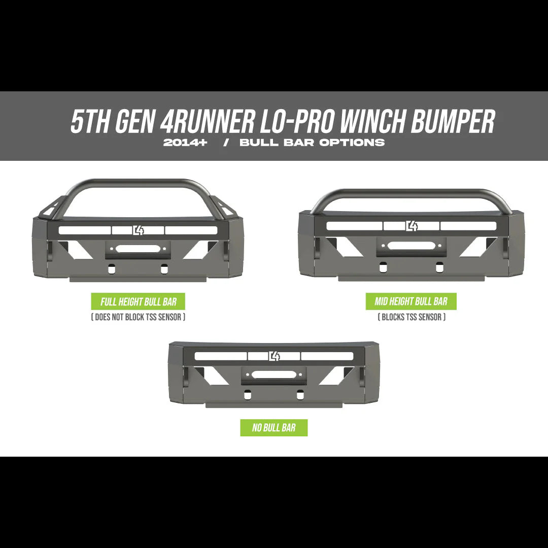 4RUNNER LO-PRO WINCH BUMPER / 5TH GEN / 2014+