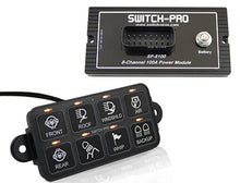 Load image into Gallery viewer, SP-9100 BEZEL STYLE 8-SWITCH PANEL POWER SYSTEM by Switch Pros
