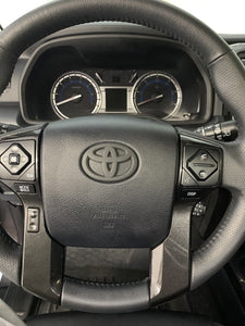 Steering Wheel Cover Black - Logo by Meso Customs