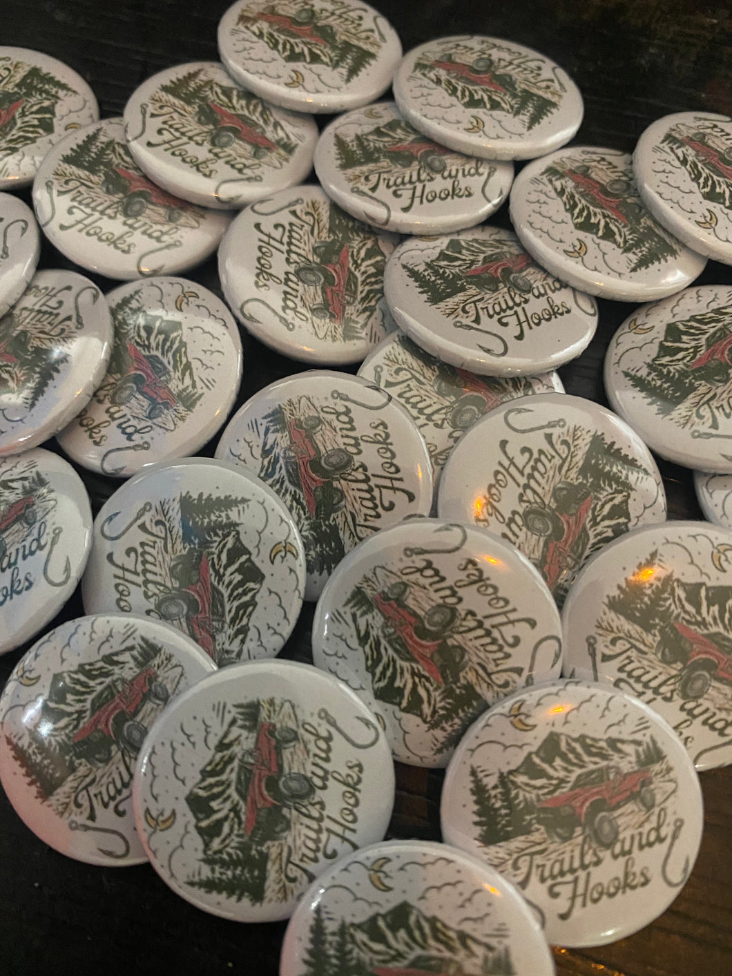 Trails and Hooks pins ( limited )